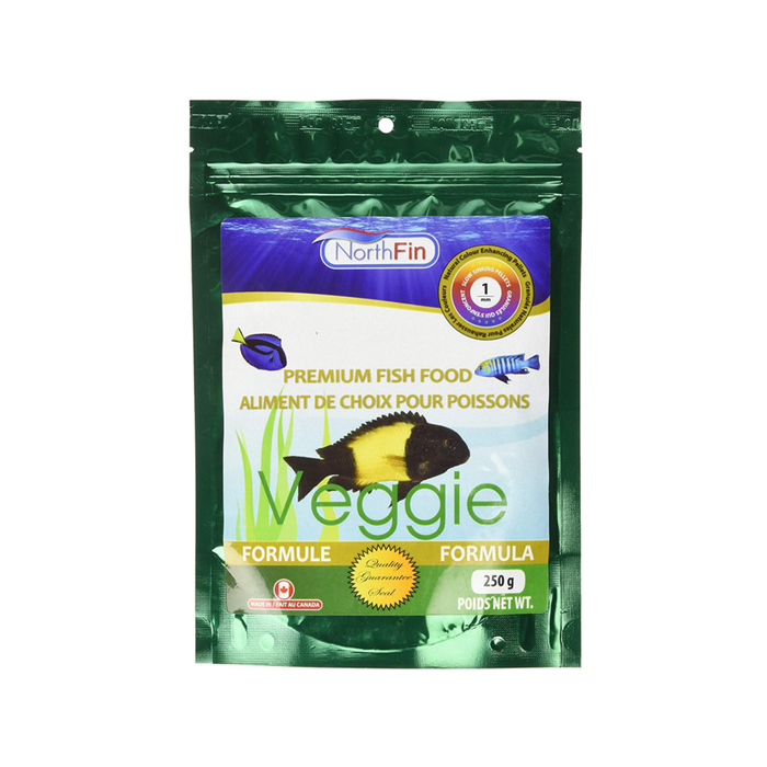 Northfin Veggie Formula Fish Food 1mm, 250g