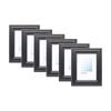 6PK Braz Siena Image Photo Document Display Frame 15x20cm Black
