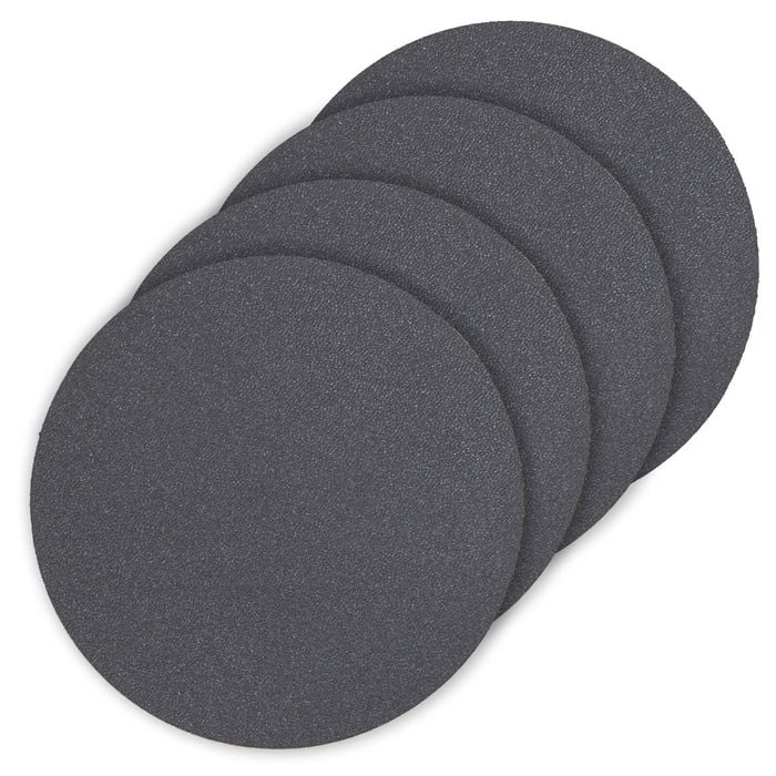 4pc Ladelle Hugo Vinyl Round Drink/Beverage Table Coasters/Mats 10cm Charcoal