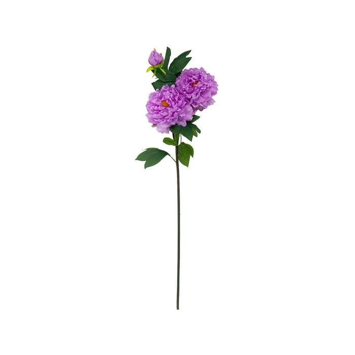 UN-REAL 95cm Purple/Blue Artificial Trio Carnation