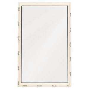Polar     View 600 x 945mm White Birch Frosted Glass Fixed Panel Double Glazed Window