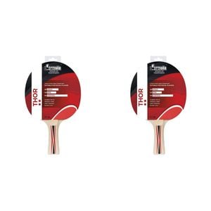2PK Formula Sports Thor Table Tennis Game Bat/Racket 2 Star