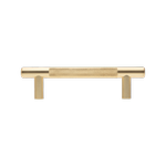 Lane 96mm Brass Cabinet Knurled T Handle - 1 Pack