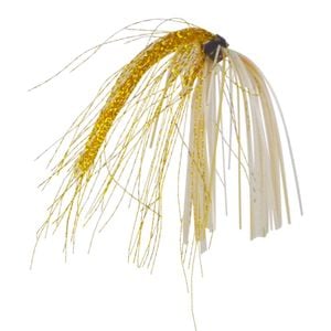 Dekoi Krystal Jigging Skirts, White Gold, 3 Pack