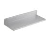 VEVOR Wall Mounted Floating Shelving with Backsplash Stainless Steel for Restaurant