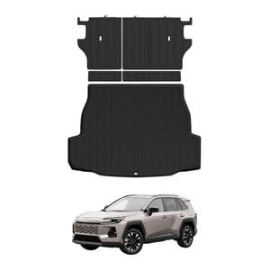 AUSGO Boot Liner Back Seat Protector Set for Toyota RAV4 2026-Onwards Cargo Mat Kick Mats