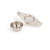 La Cafetiere 12cm Single Cup Stainless Steel Tea Strainer w/ Drip Bowl