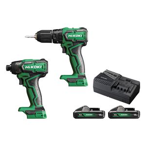 HiKOKI 18V 2 Piece Brushless Compact Combo Kit