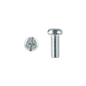 Pinnacle M5 x 20mm Zinc Plated Round Head Bolts And Nuts - 10 Pack