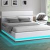 ALFORDSON Bed Frame Gas Lift RGB LED King