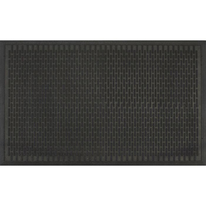 Bayliss 90 x 150cm Black Ridge Scraper Outdoor Mat