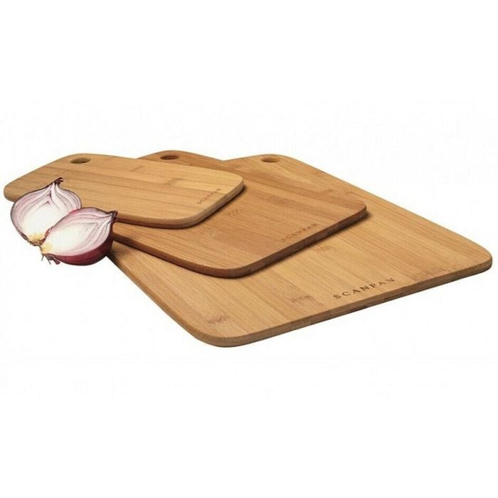 Scanpan Bamboo Cutting Board Set 3pc