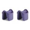 2PK Dexas Silicone 7.5cm Pinch Oven Hand Mitt Protection - Purple
