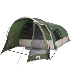 vidaXL Family Tent Tunnel 8-Person Green Waterproof tent garden tent