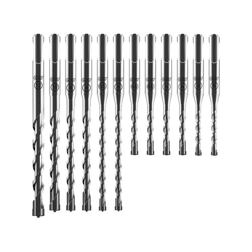 Full Boar 12 Piece SDS Plus 4 Cut Drill Bit Set Bunnings Australia