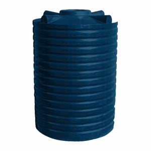 Clark Tanks 3000L Round Poly Water Tank - Torris Blue