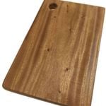 Hard Wood Hygienic Cutting Wooden Chopping Board Natural Kitchen 30 x 19 x 2cm