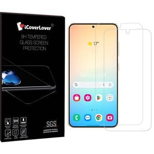 Icoverlover [2-pack] Samsung Galaxy S24 Tempered Glass Screen Protectors Clear