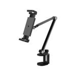 TODO 4.7" - 12.9" Aluminium Alloy Foldable Mobile Phone / Tablet Stand Clamp Mount