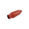 Outlaw Hot Dog Muffler, 2-1/2" Inlet/outlet, 4" X 13" Overall