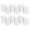 12PK Lemon & Lime 350ml Plastic Drinking Water Cup - Clear