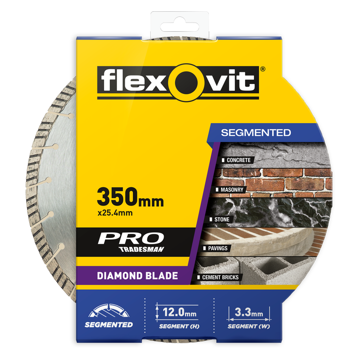 Flexovit 350 x 25/20mm Pro Diamond Blade