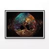Oval Shaped Life Of Tree  Print 100% Australian Made 90x60cm  (poster)