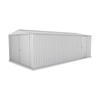 Absco Sheds 3.0 x 5.96 x 2.06m Zincalume Utility Three Door Garden Shed