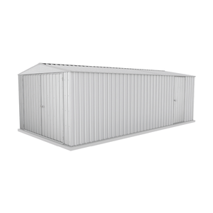 Absco Sheds 3.0 x 5.96 x 2.06m Zincalume Utility Three Door Garden Shed