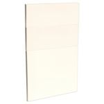 Kaboodle 450mm Antique White Modern 3 Drawer Panels