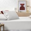 Accessorize Stone Washed Cotton Fitted Sheet Set White - KSB