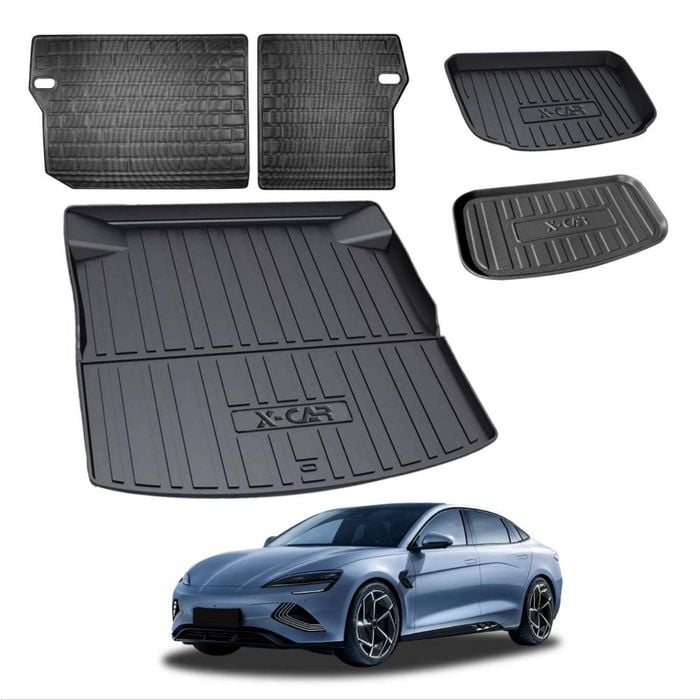 3D All-Weather Interior Liners Set for BYD Seal 2023-Onwards Back Seat Front Toolbox Boot Cargo Mats