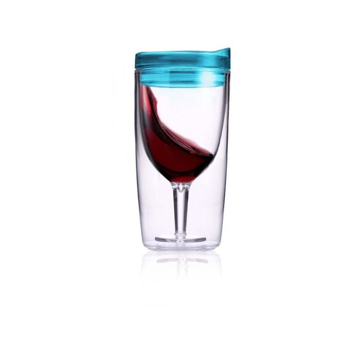 TraVino Wine Sippy Cup 295ml Blue