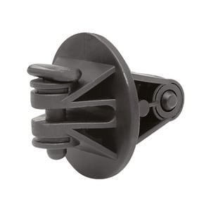 O'Briens Black Electric Fencing Insulator Steel Post - 25 Pack