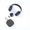 3pc Laser Wireless BT Audio Bundle Headphones Earbuds & Speaker Black