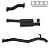 Ignite Exhausts Dpf Back For Toyota Landcruiser 76 Series V8 Wagon 3" With Muffler 409 Stainless Steel
