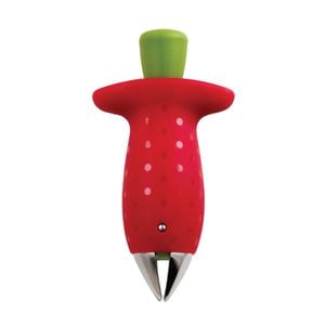 Chef'n Stem Gem Strawberry Huller/Pitter Remover Kitchen Utensil - Red