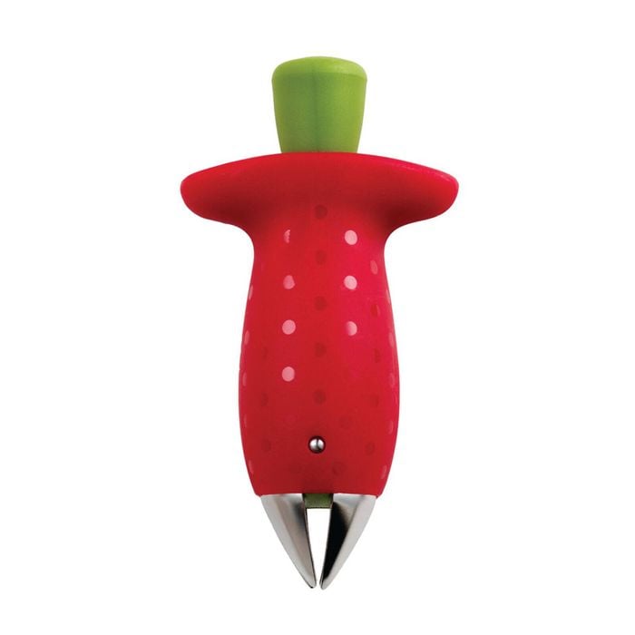 Chef'n Stem Gem Strawberry Huller/Pitter Remover Kitchen Utensil - Red