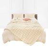 SOGA 200cm Creamy White Fur Throw Blanket