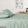 Gioia Casa 100% Vintage Washed Cotton Sheet Set with 1 Pillowcase - Sage - King Single