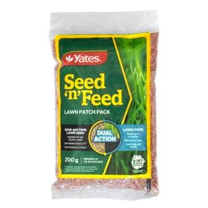 Yates 200g Lawn Seed N Feed Patch Pack