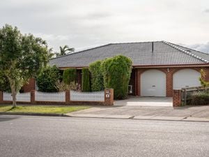 Before shot of House Front facade - Brown Brick House