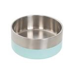 Baxter Bone Large Mint Stainless Steel Double Walled Pet Bowl
