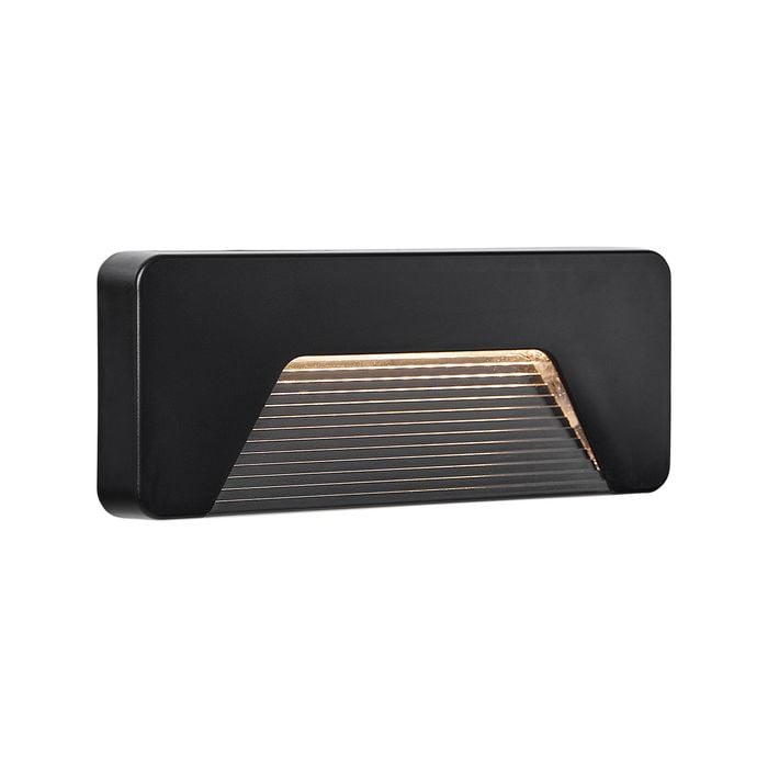 Brilliant Black Salina Modern Wall And Step Light