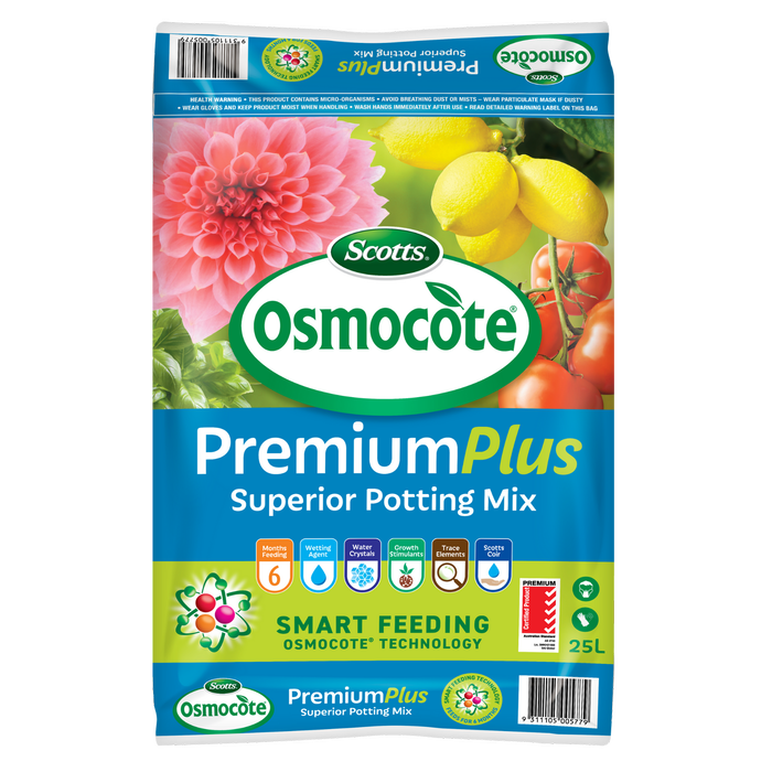 Scotts Osmocote 25L Premium Plus Superior Potting Mix