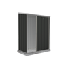 Absco Sheds 1.52 x 0.78 x 1.95m Monument Ezislider Single Sliding Door Garden Shed