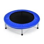 Costway 92cm Mini Folding Trampoline Portable Kids Rebounder Blue
