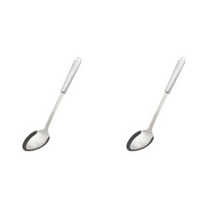 2PK Ecology Provisions Silicone Edge Slotted Spoon 7.5x37cm