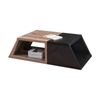 Modern Furniture FRANCO Coffee Table 140 cm - Warm Oak & Black
