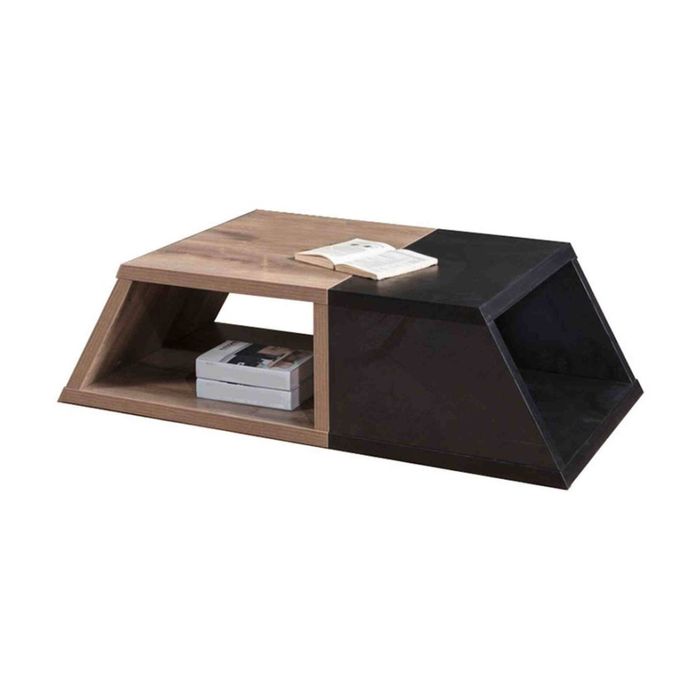 Modern Furniture FRANCO Coffee Table 140 cm - Warm Oak & Black